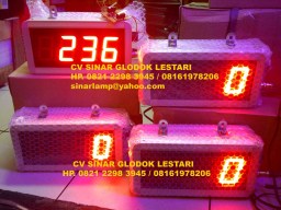 Lampu Display Digital RFID Penghitung Jumlah Orang
